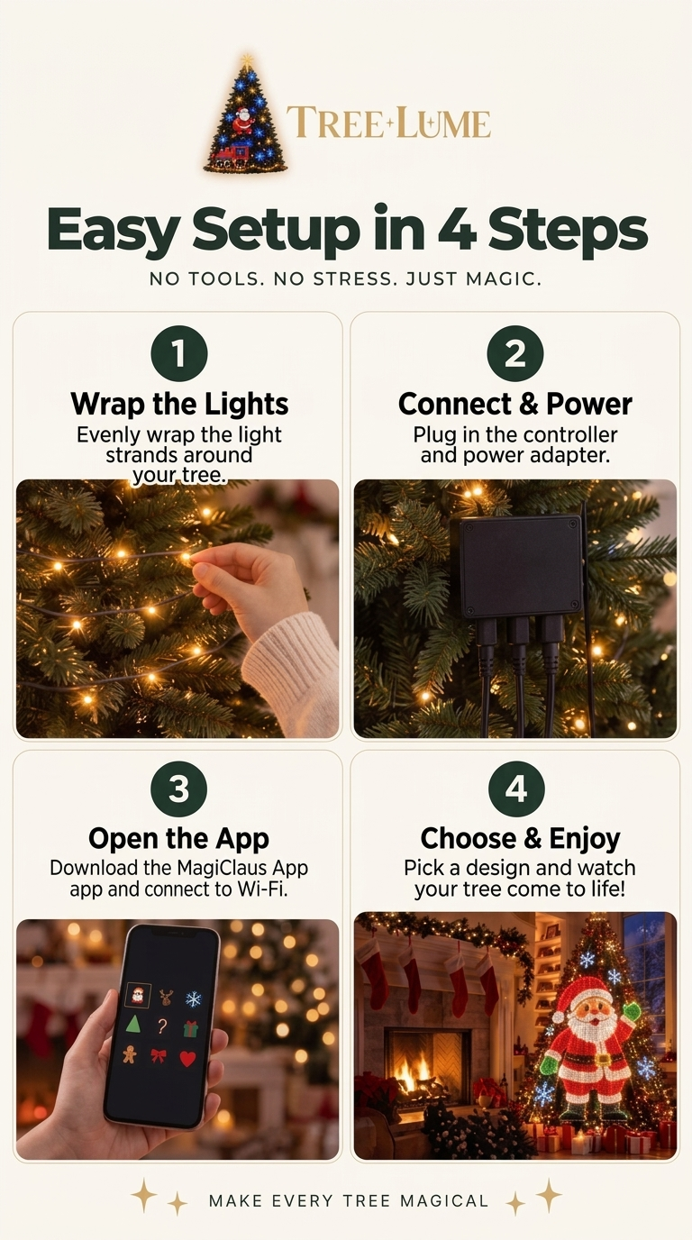 Smart Animated Christmas Tree Lights