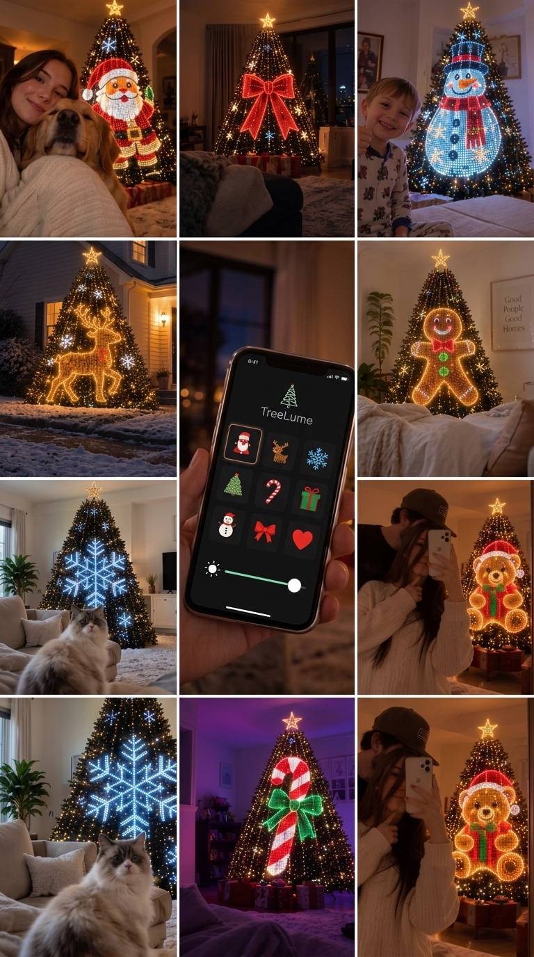 Smart Animated Christmas Tree Lights